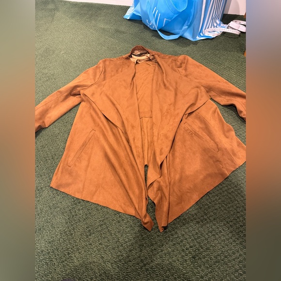 Zara women’s  Brown (mustard brown) Lightweight cardigan host pick - Picture 4 of 12